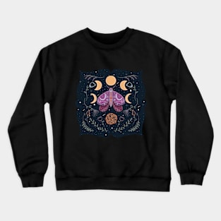 Purple Moth Crewneck Sweatshirt